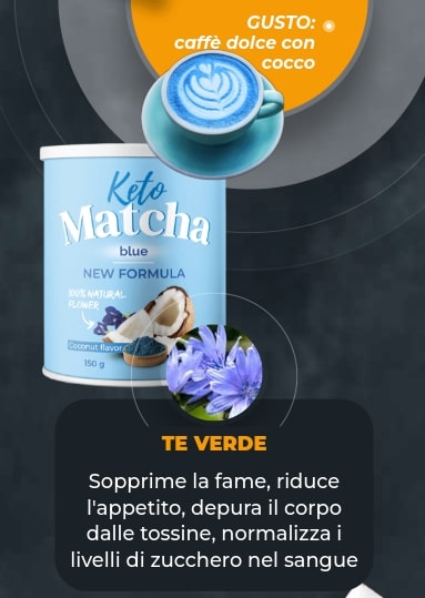 keto matcha blue ingredienti mobile
