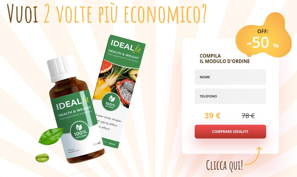 ideal fit sito ufficiale acquisto 39 euro