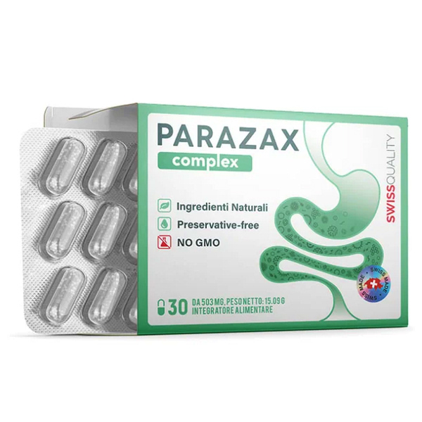 Parazax Complex capsule: recensioni negative e effetti collaterali, bugiardino, si trova in farmacia?