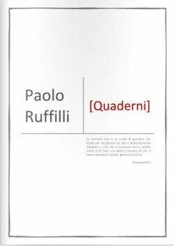 Paolo Ruffilli - quaderni