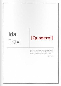Ida Travi- Quaderni
